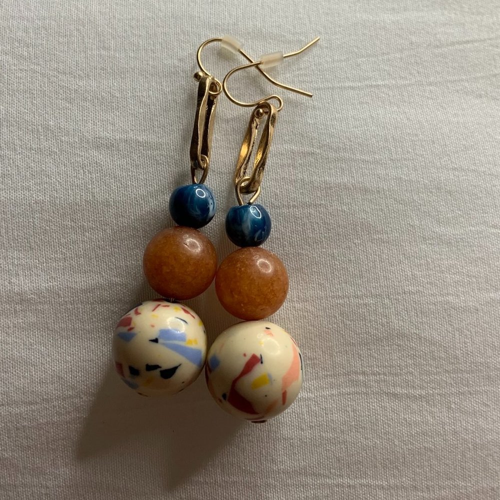 Multi-Color Dangle Earrings
